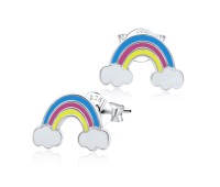 Colorful Rainbow Kid Stud Earring STE-665 